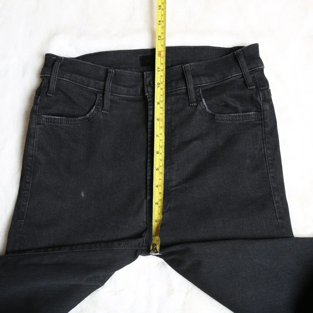 MOTHER The Hustler Ankle Fray Hi-Rise Not Guilty Jeans Size 27 *FLAW*